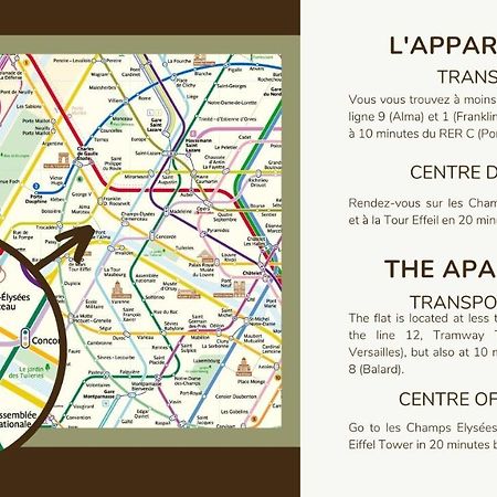Champs Elysees!Montaigne, New Luxurious 6Pers Flat パリ エクステリア 写真